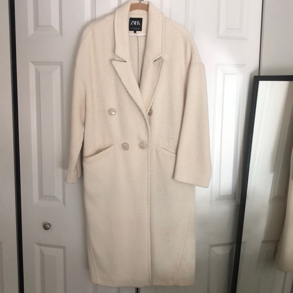 Zara double breasted coat